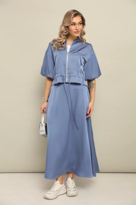 Юбочный костюм LM К1140134 аквамарин двойка #1