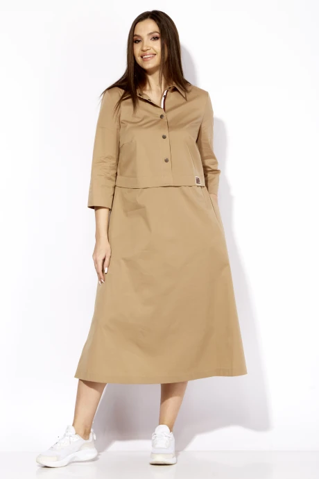 Платье TAiER 1270 песочный #1