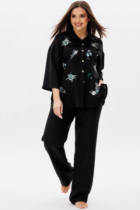 Брючный костюм Ma Cherie 3140 черный двойка #1