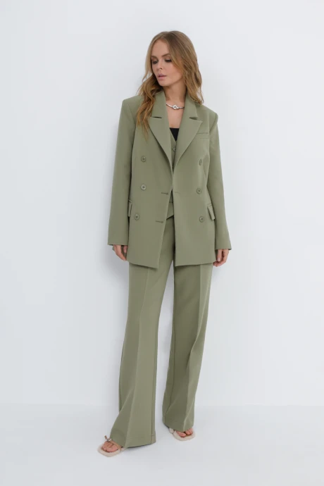 Брюки PiRS 5825 оливковый #1