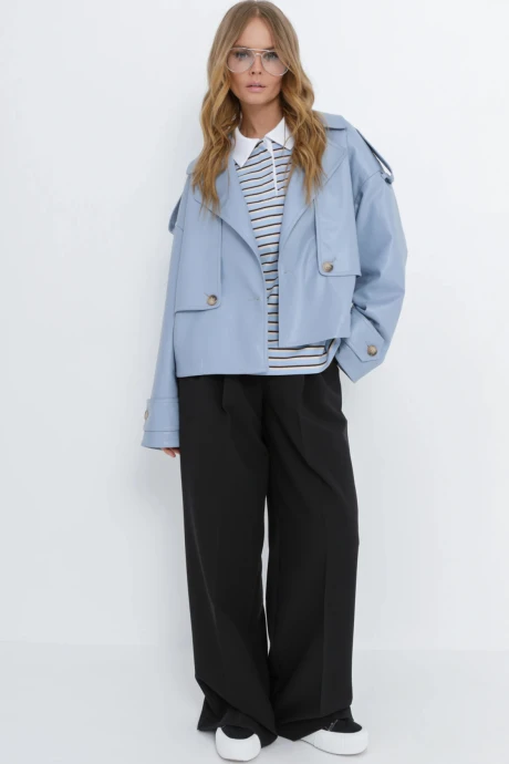 Тренч PiRS 5861 Голубой #1