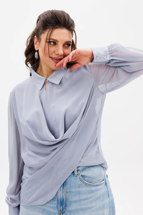 Блузка Anelli 1380 утренний туман #1