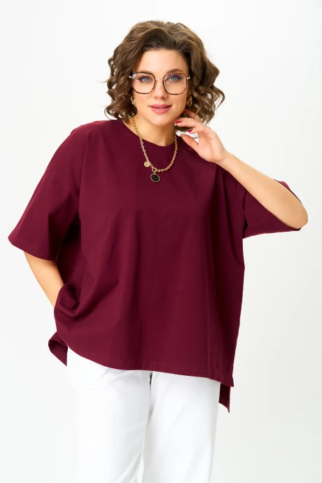 Футболка Bliss 179 бордовый OneSize (54-66) #1