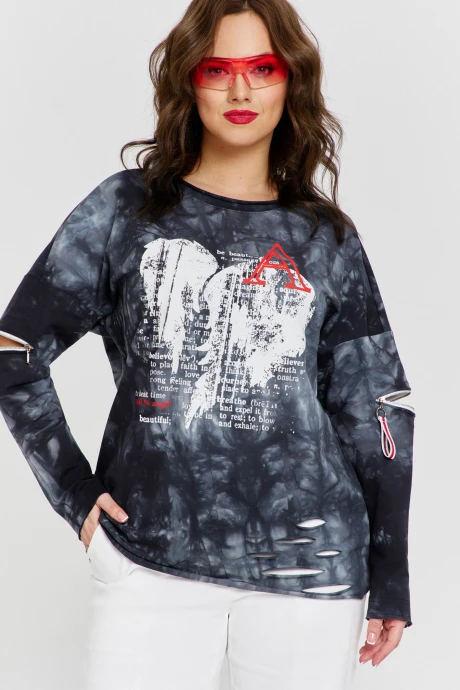 Джемпер (кофта) AVE RARA 2215 графит #1