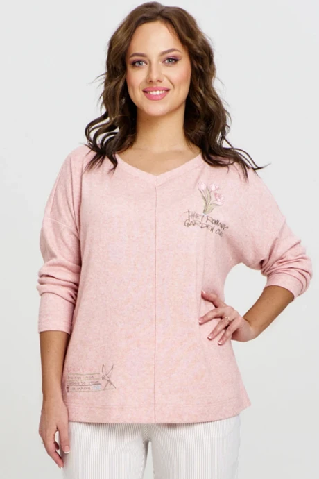 Джемпер (кофта) AVE RARA 2220 пудрово-розовый #1