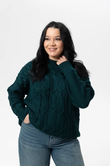 Джемпер (кофта) Romgil РВ0185-ШЕ5 Морской зеленый #1