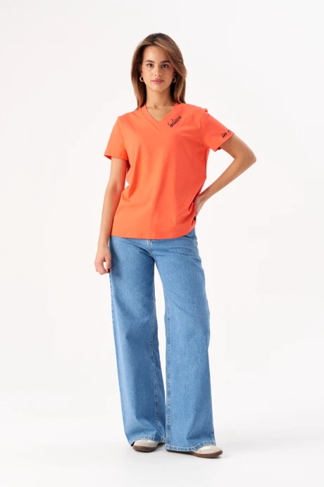 Футболка Romgil РП0077-ХЛ2 коралловый красный #1