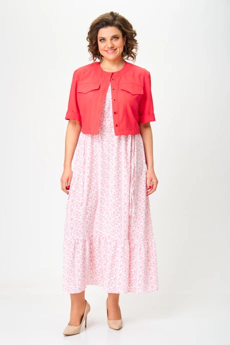 Костюм с платьем Орхидея Люкс 1416-1 двойка #1