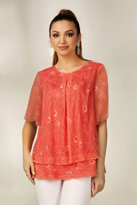 Блузка Condra 10190 КОРАЛЛОВЫЙ #1