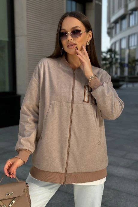 Трикотажный бомбер *Распродажа DilanaVIP 2076 #1