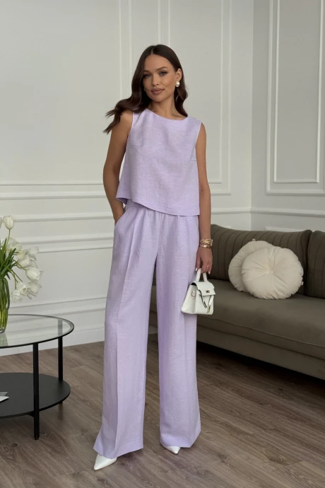 Брючный костюм DilanaVIP 2052/1 сиреневый двойка #1
