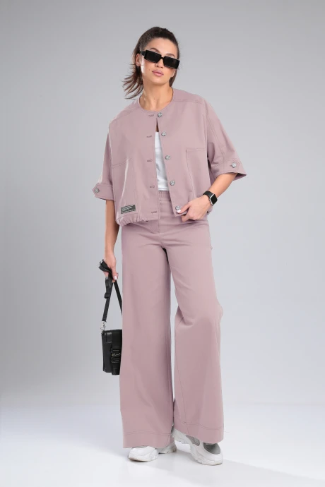 Брючный костюм Lady Secret 2940 двойка пудра #1