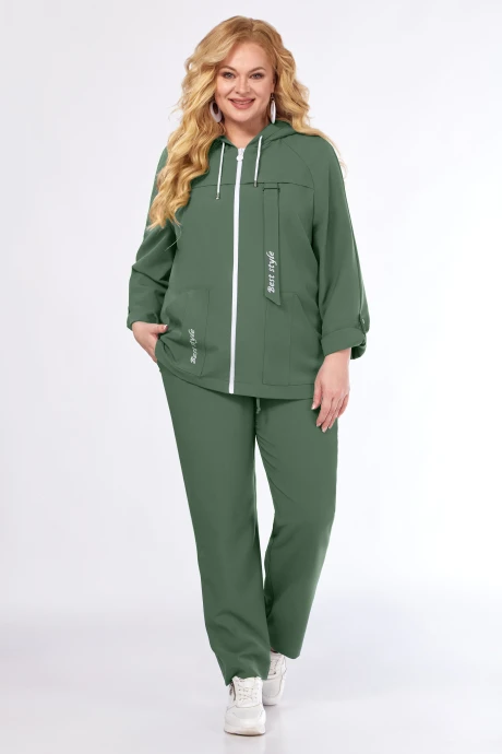 Спортивный костюм Тэнси 393 олива двойка #1