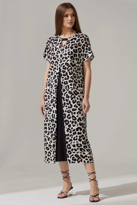 Платье *Распродажа Faufilure C1469 Диз. Леопард #1