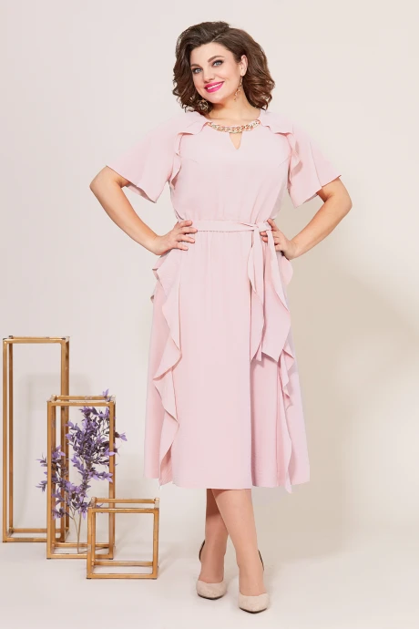 Платье Mira Fashion 5225-2 розовый #1