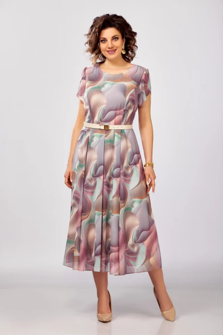 Платье Swallow 843.1 Пастельный мультиколор #1