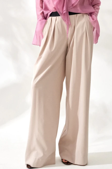 Брюки ELLETTO LIFE 2346 Бежево-серый #1