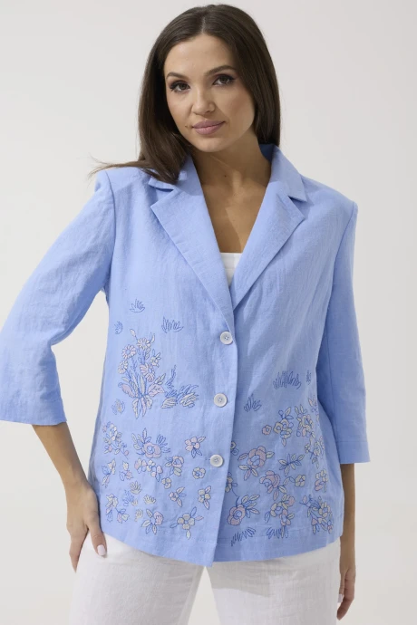 Жакет (пиджак) Ma Cherie 1161 голубой #1