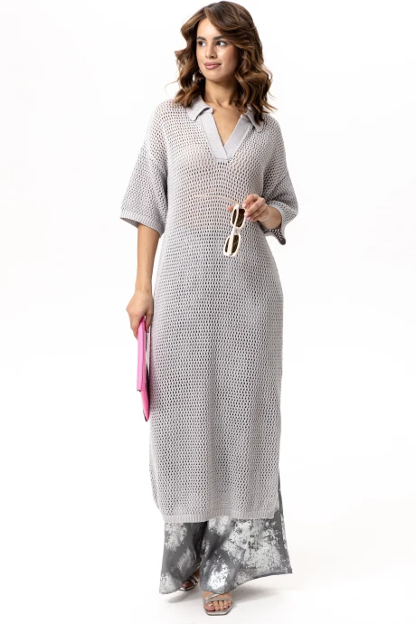 Платье Romgil РВ0206-ХЛ4 светло-серый #1