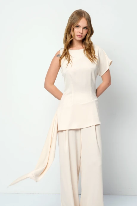 Блузка PiRS 5817 сливочное масло #1