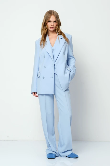 Жакет (пиджак) PiRS 5853 голубой #1