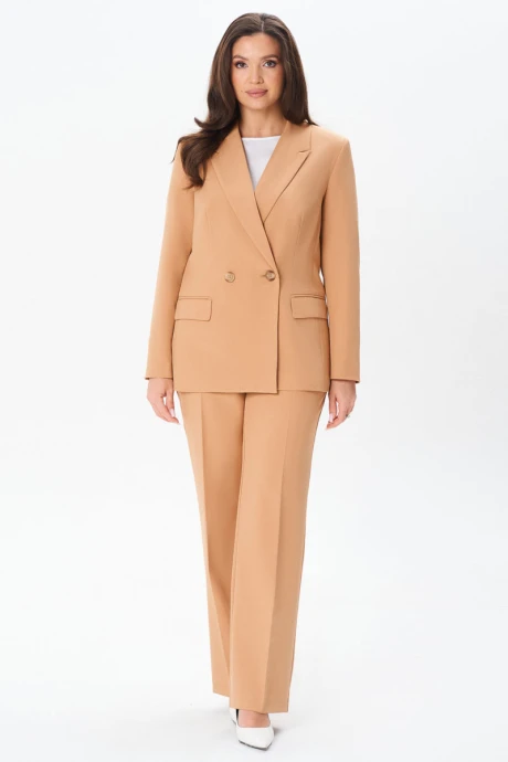 Брючный костюм IVARI 10609 бежевый двойка #1