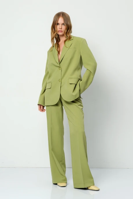 Брючный костюм PiRS 5891 лаймовый #1