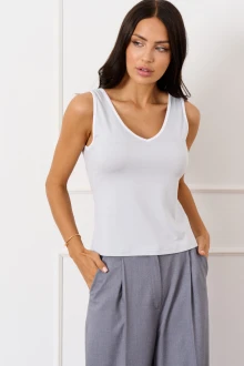 Топ Romgil РП0058-ВИ4 светло-серый, белый