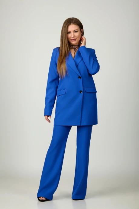 Брючный костюм Rosheli 1143 василек двойка #1