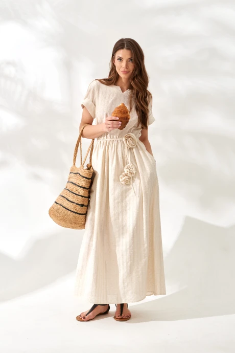 Платье ELLETTO LIFE 1064 Бежевый #1