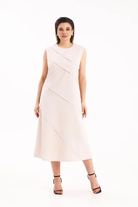 Платье KaVaRi 1111.1 пудровый #1