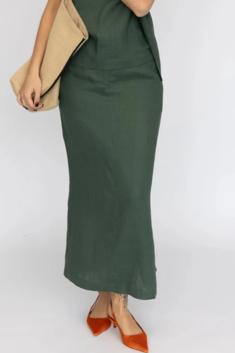 Юбка Romgil РТ0085-ЛЕ4 темно-зеленый #1