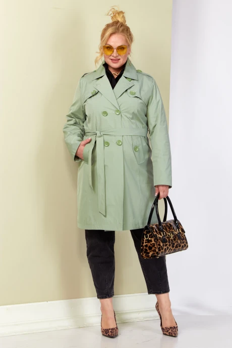 Плащ Shetti 2187 фисташка #1