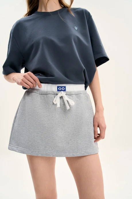 Юбка GO F2005/50-04 серый меланж #1