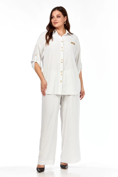 Брючный костюм Diamant 2063 белый #1