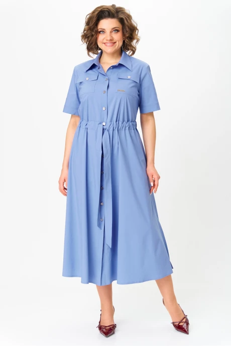 Платье AIRA style 24423 голубой #1