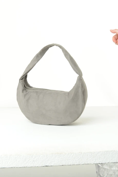 Сумка MT.Style 276676493 HOBOgrey-velour серый #1