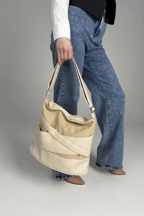 Сумка MT.Style 348622424 VEDRObez-velour бежевый #1