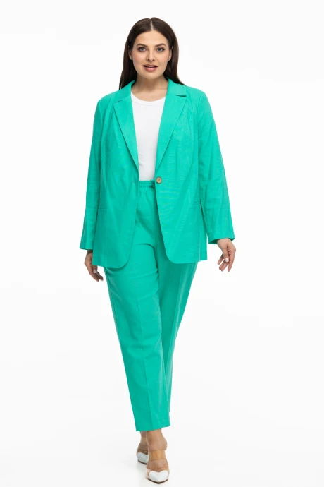 Брючный костюм Avila 0929 бирюзовый двойка #1