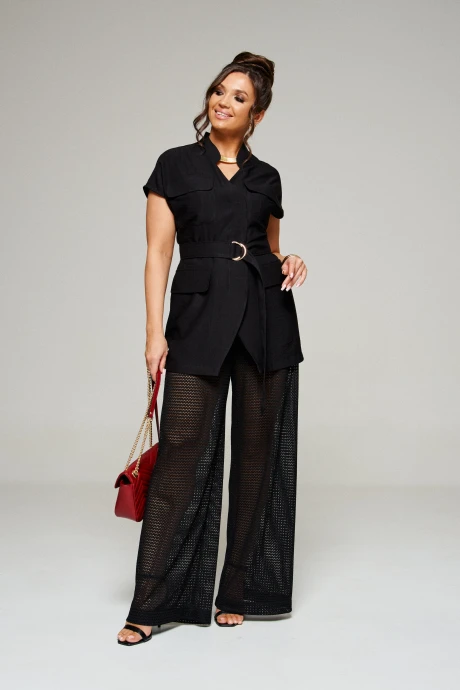 Брючный костюм Beautiful&Free 6328 черный двойка #1