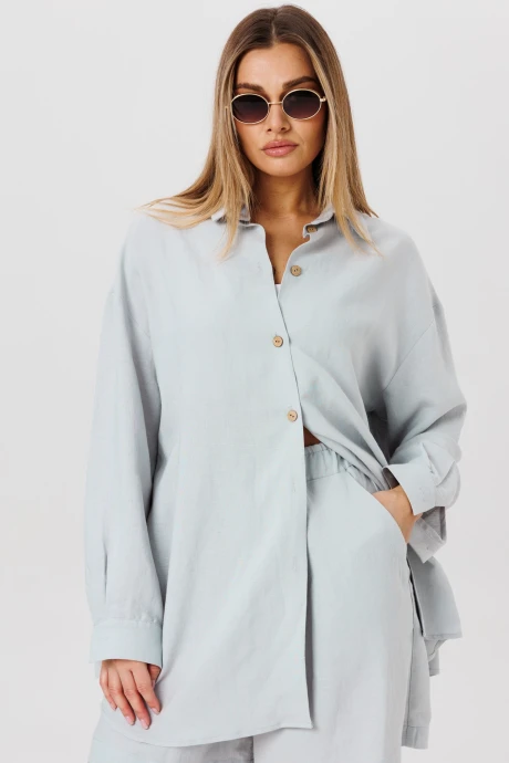 Рубашка AMIE by MaCherie 6001 светло-серый #1