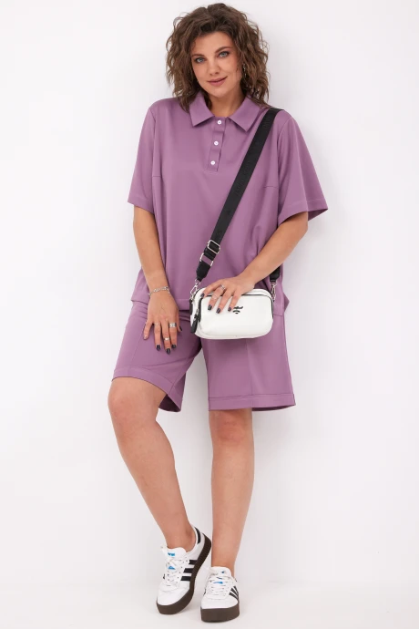 Костюм с шортами BegiModa 3092 Виноград двойка #1