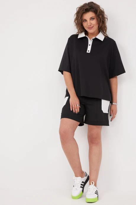 Костюм с шортами BegiModa 3093 Чёрный двойка #1