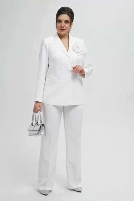 Брючный костюм ALANI COLLECTION 2143 молоко двойка #1