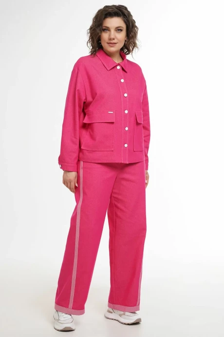 Брючный костюм ALANI COLLECTION 2336 розовый двойка #1