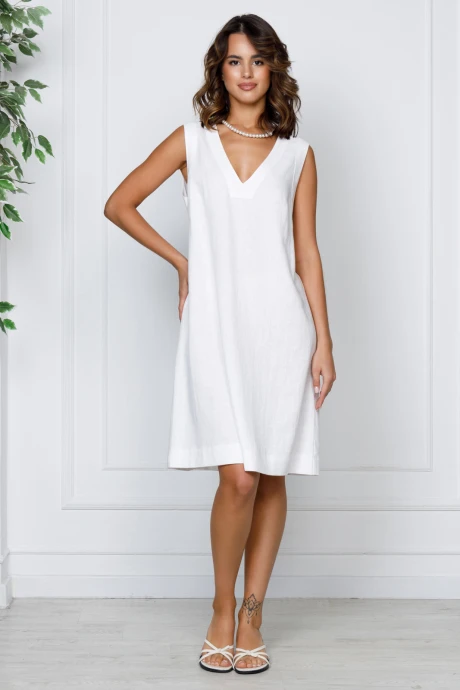 Платье *Распродажа Romgil РТ0066-ЛВ4 белый #1