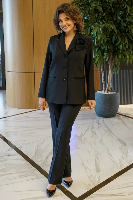 Брючный костюм ALANI COLLECTION 2143 черный двойка #1