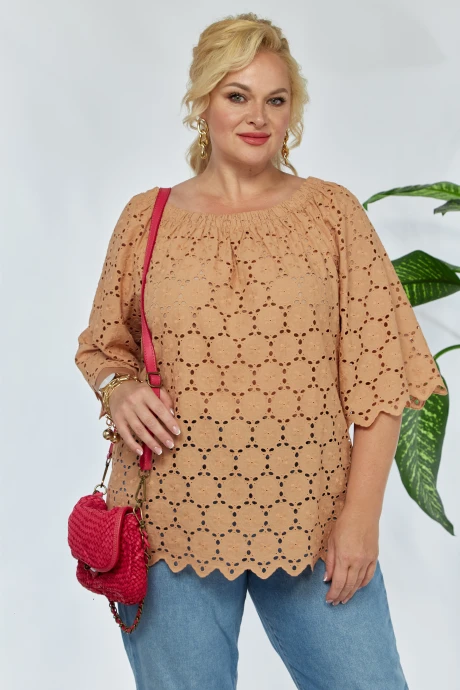 Блузка Anastasia 1131.6 пшеничный #1