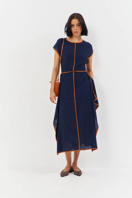 Платье FLAIM 1187 синий #1