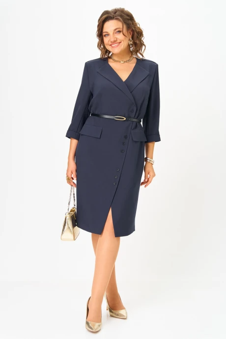 Платье Твой Имидж 2058 темно-синий #1